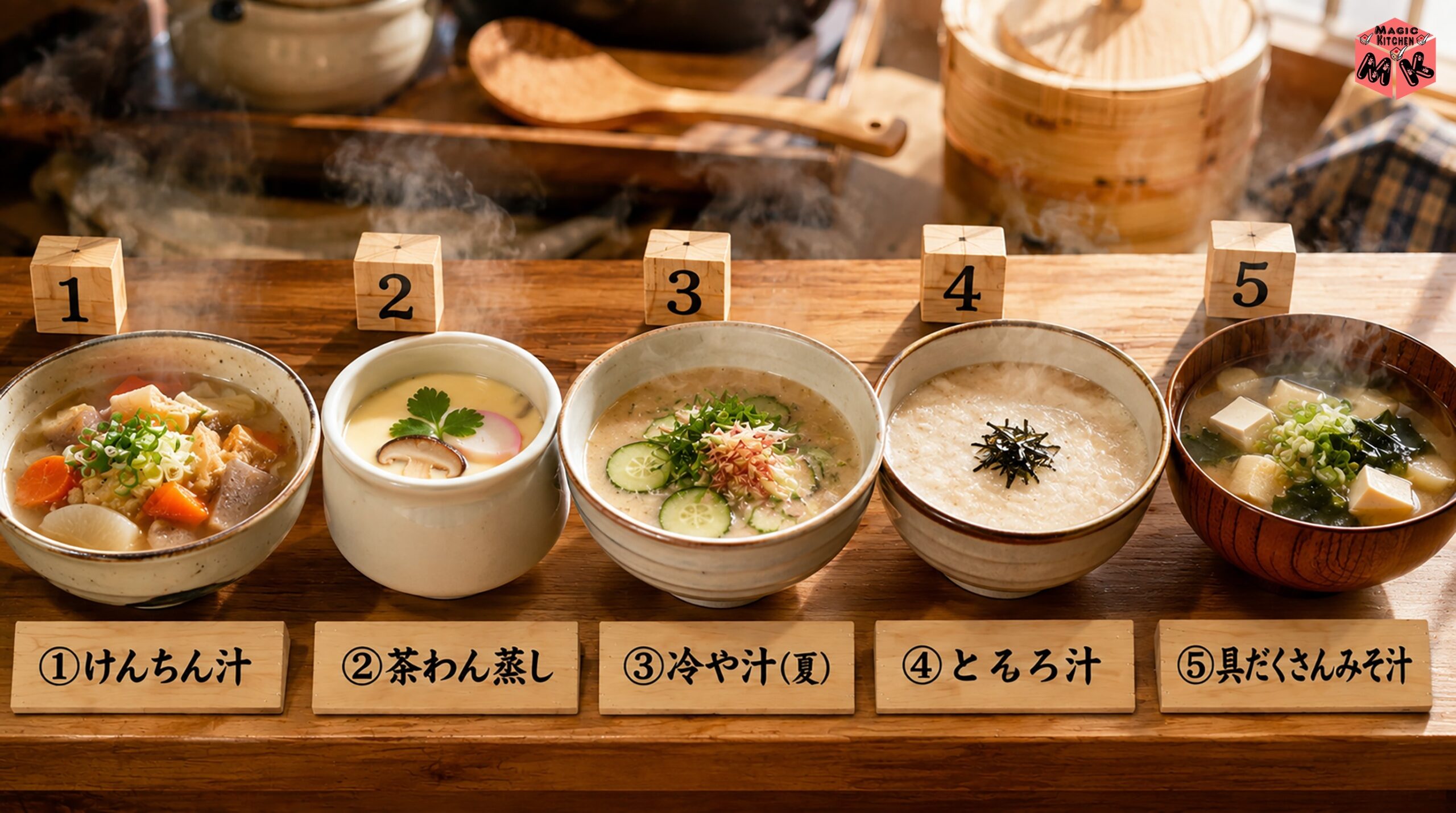うどんに合う汁物5選