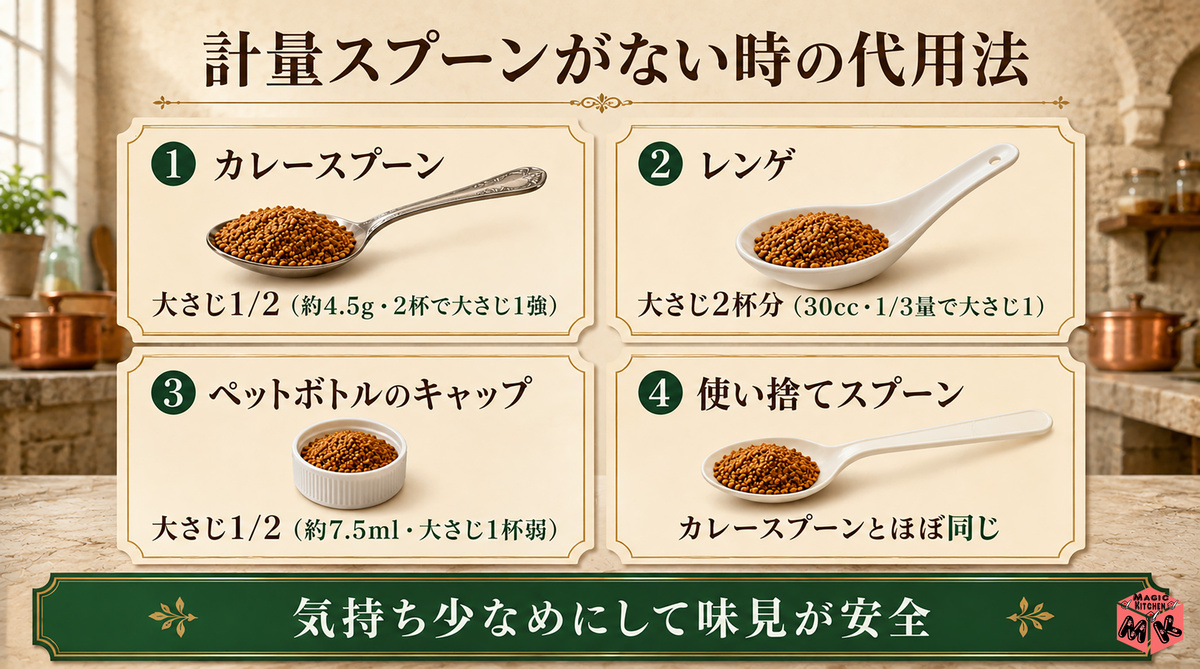コンソメ 計量代用法