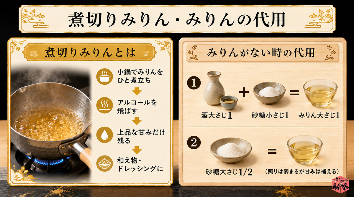煮切りみりん・代用
