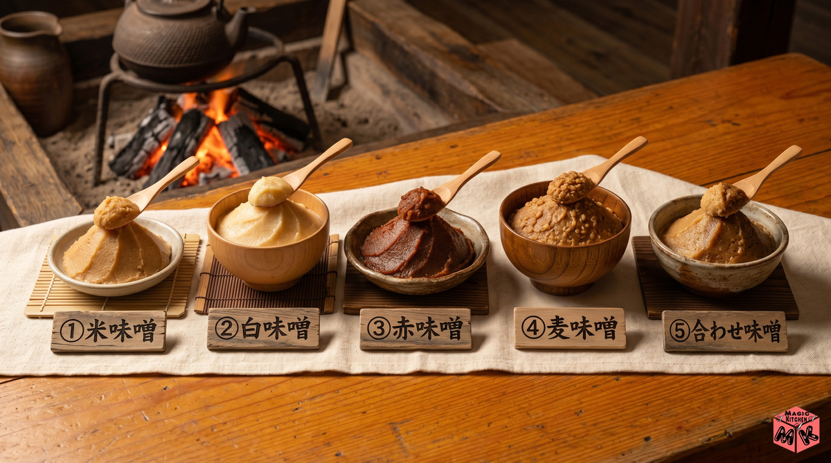 味噌の種類と使い分け