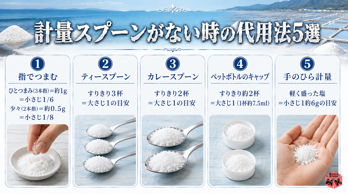 塩 計量代用法5選