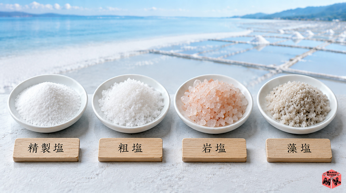 塩の種類と使い分け