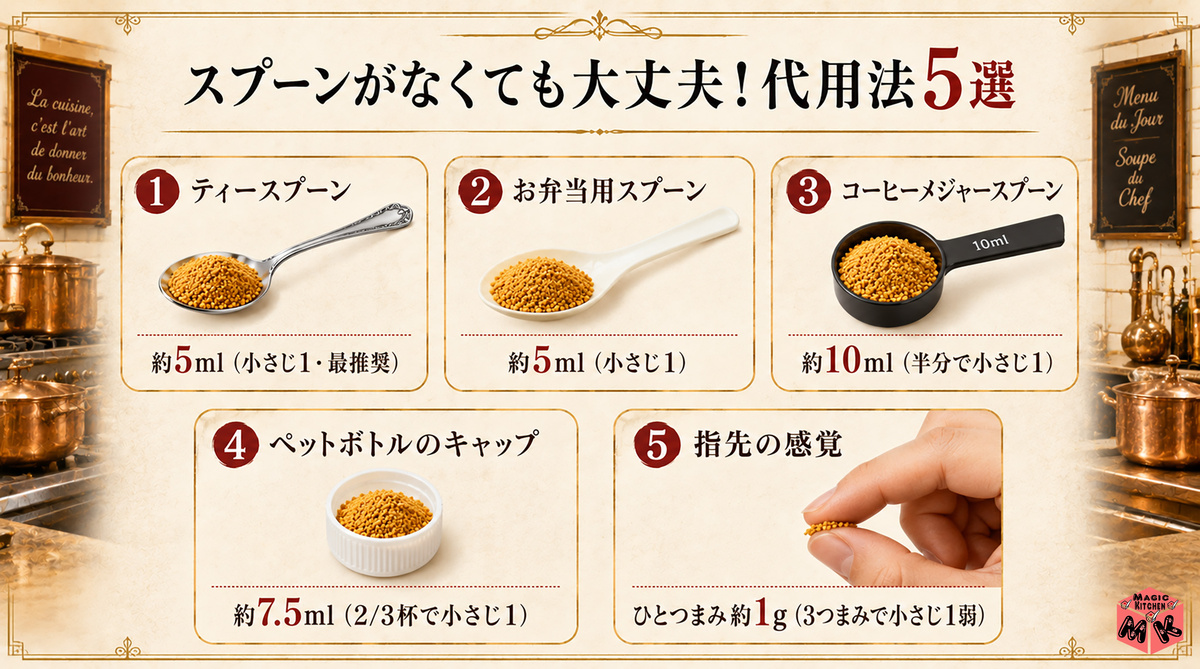 コンソメ 計量代用法5選