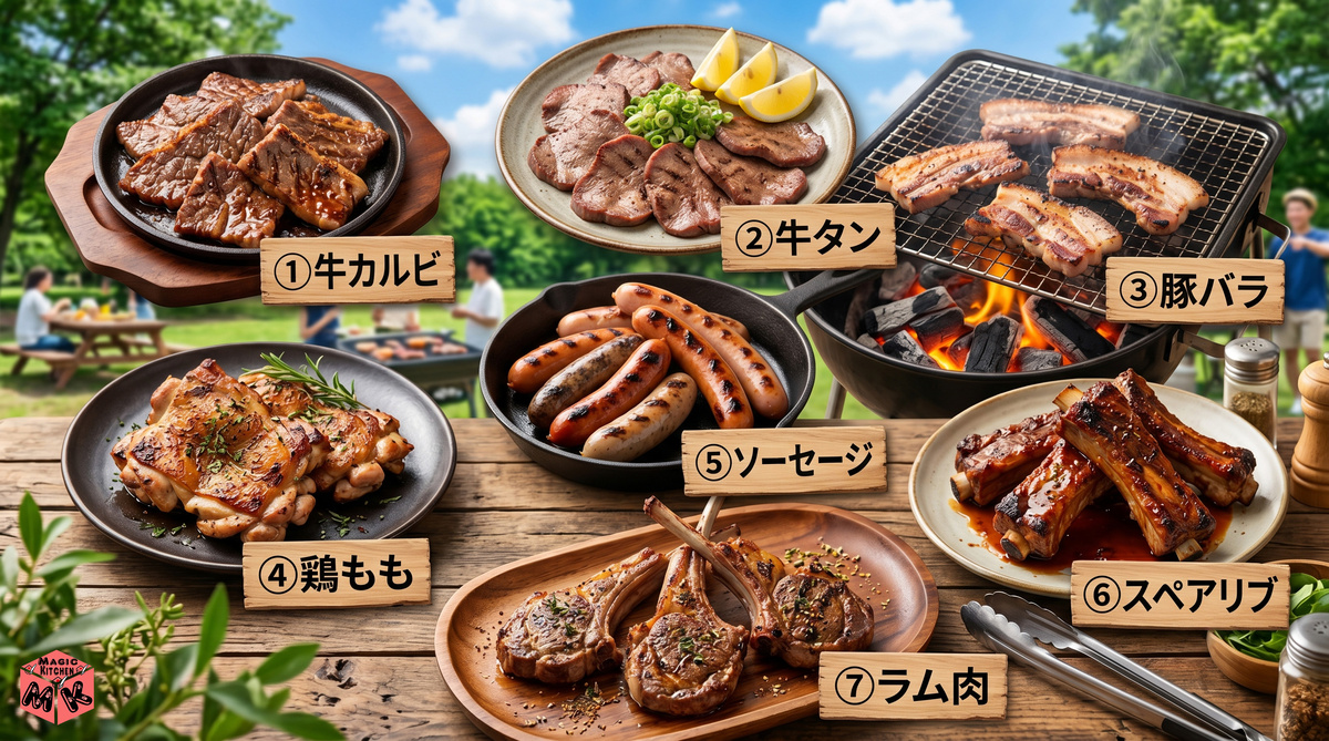 BBQ定番の肉7選