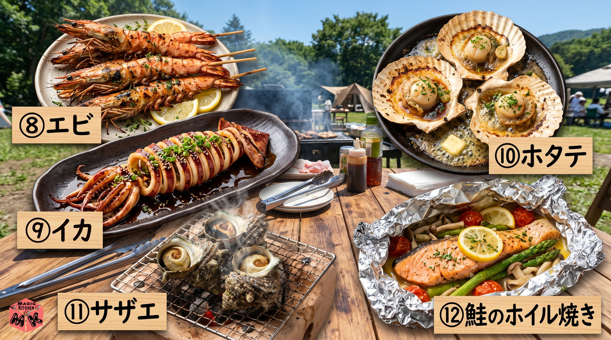 BBQの海鮮5選