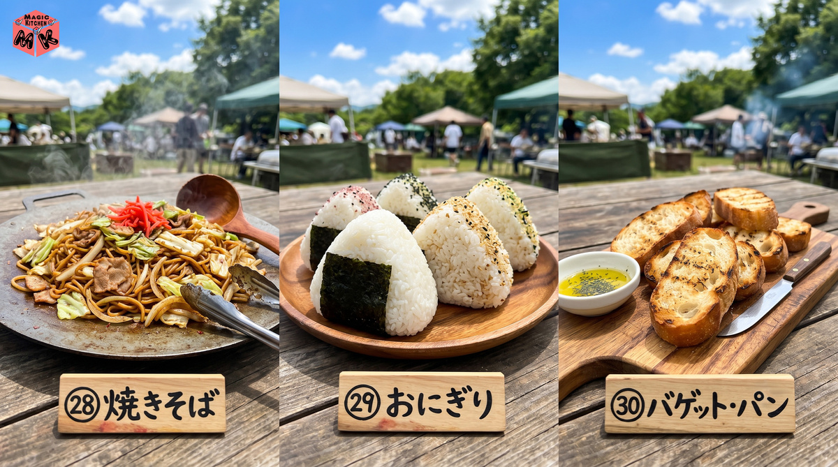BBQの締め・主食3選