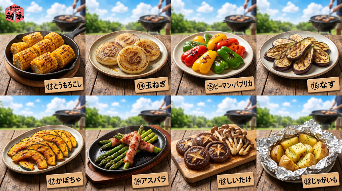 BBQの野菜8選