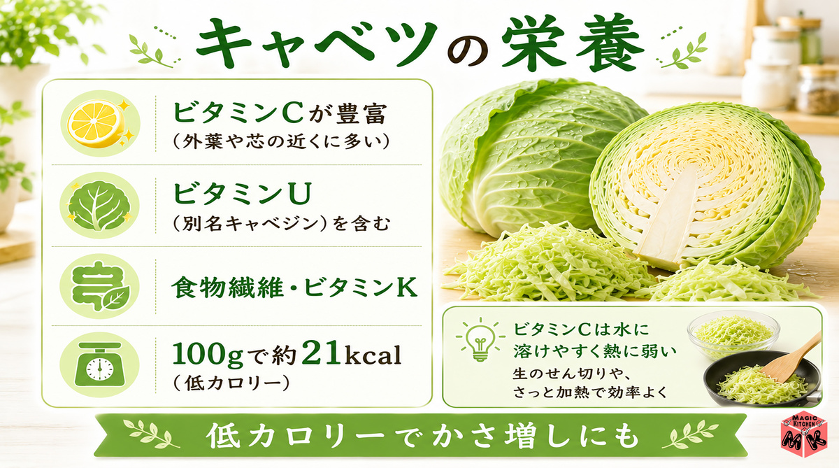 キャベツの栄養 栄養士解説