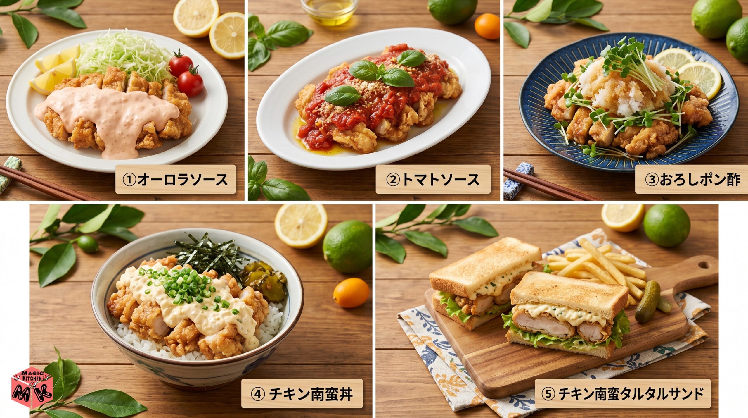 チキン南蛮のソース・アレンジ5選