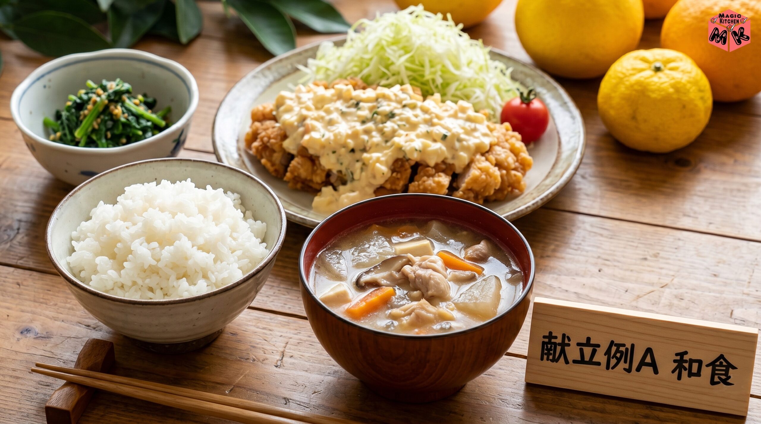 チキン南蛮 献立A あっさり食べられる和食献立