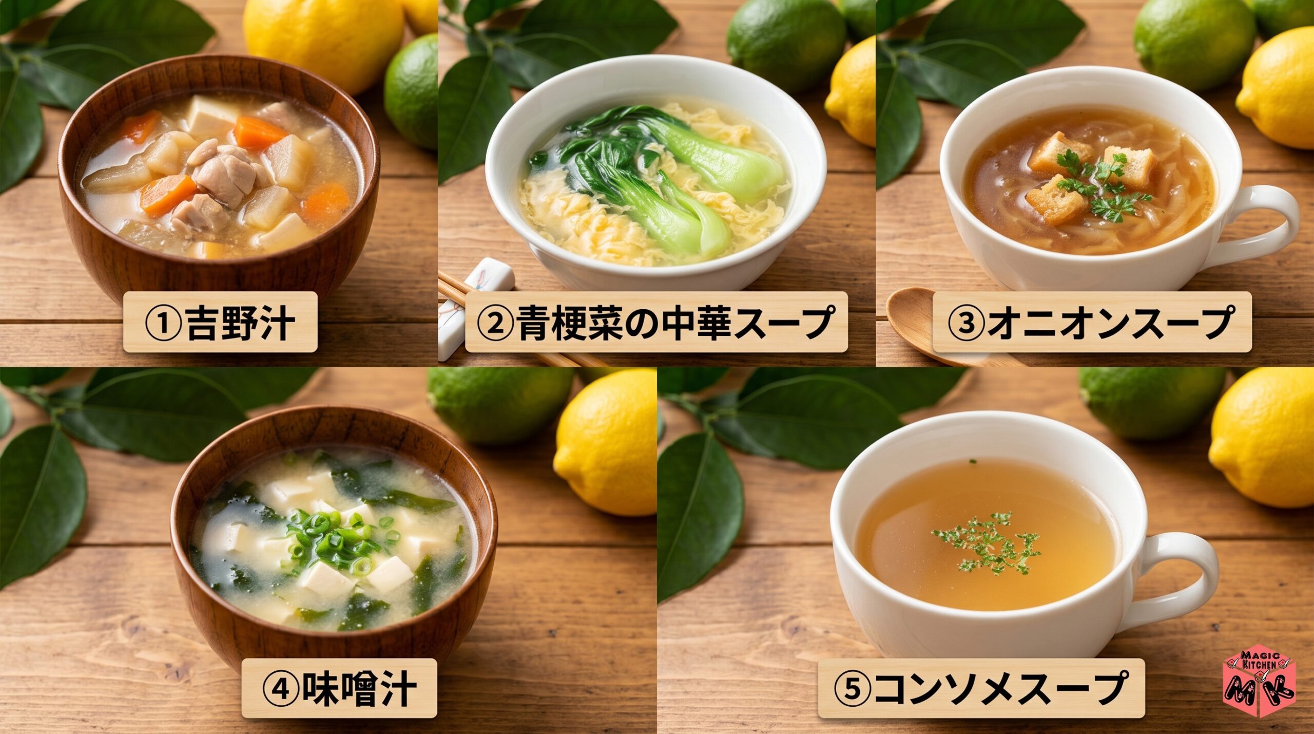 チキン南蛮に合うスープ5選