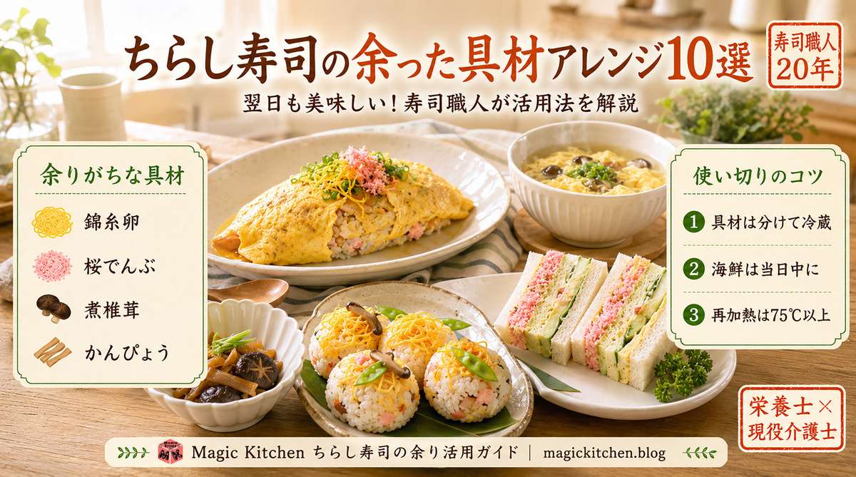 ちらし寿司余り アレンジ アイキャッチ