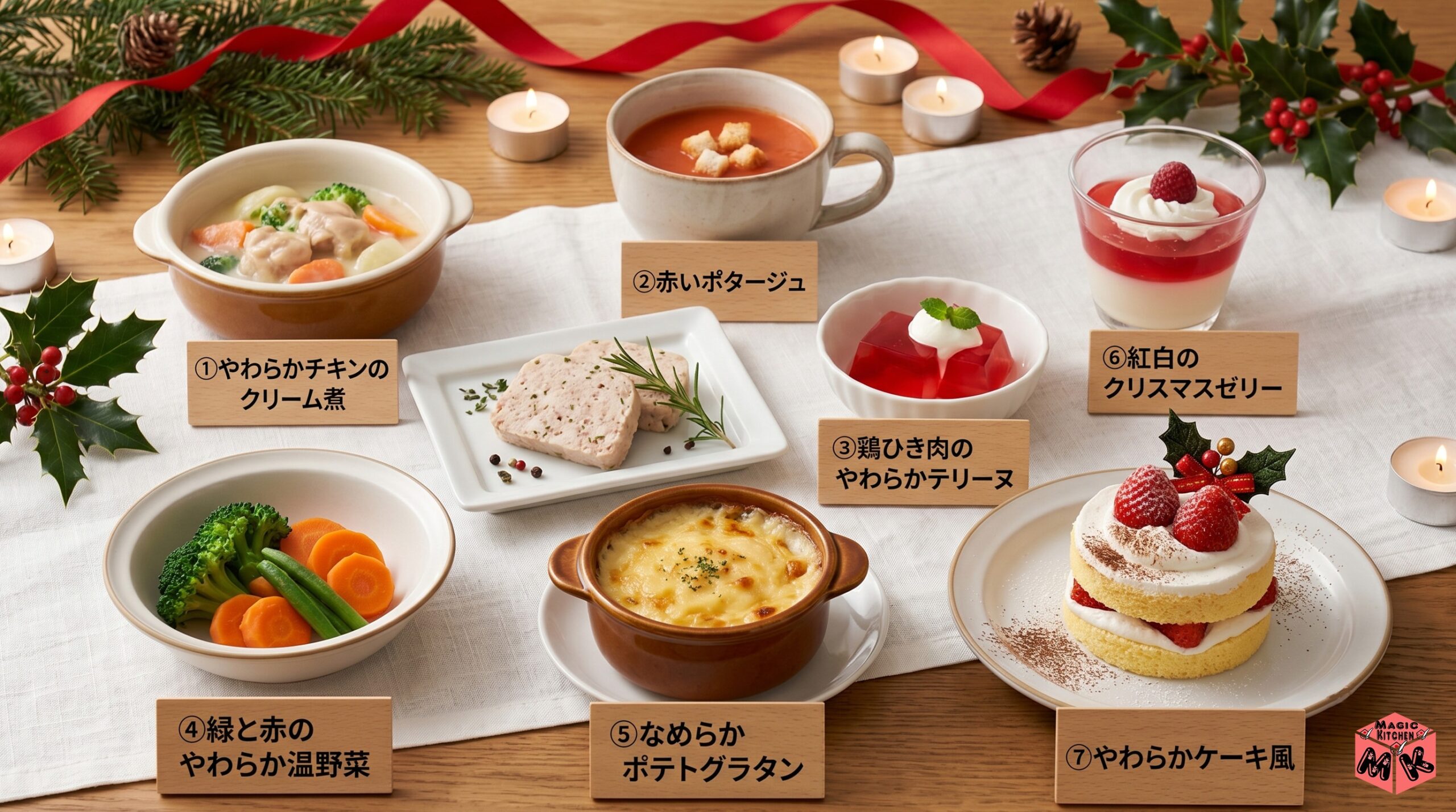 クリスマスの介護食 献立7選