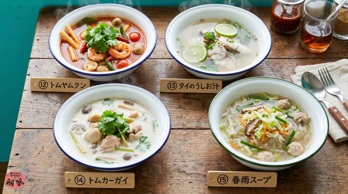 ガパオライスに合う汁物・スープ4選