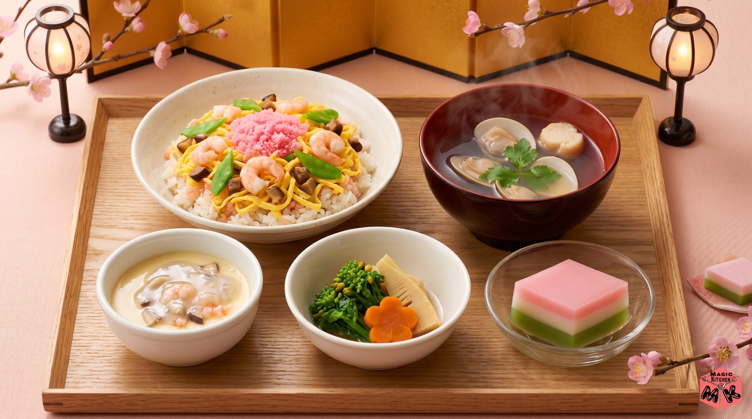 ひな祭り介護食 献立例A やわらかひな祭り膳