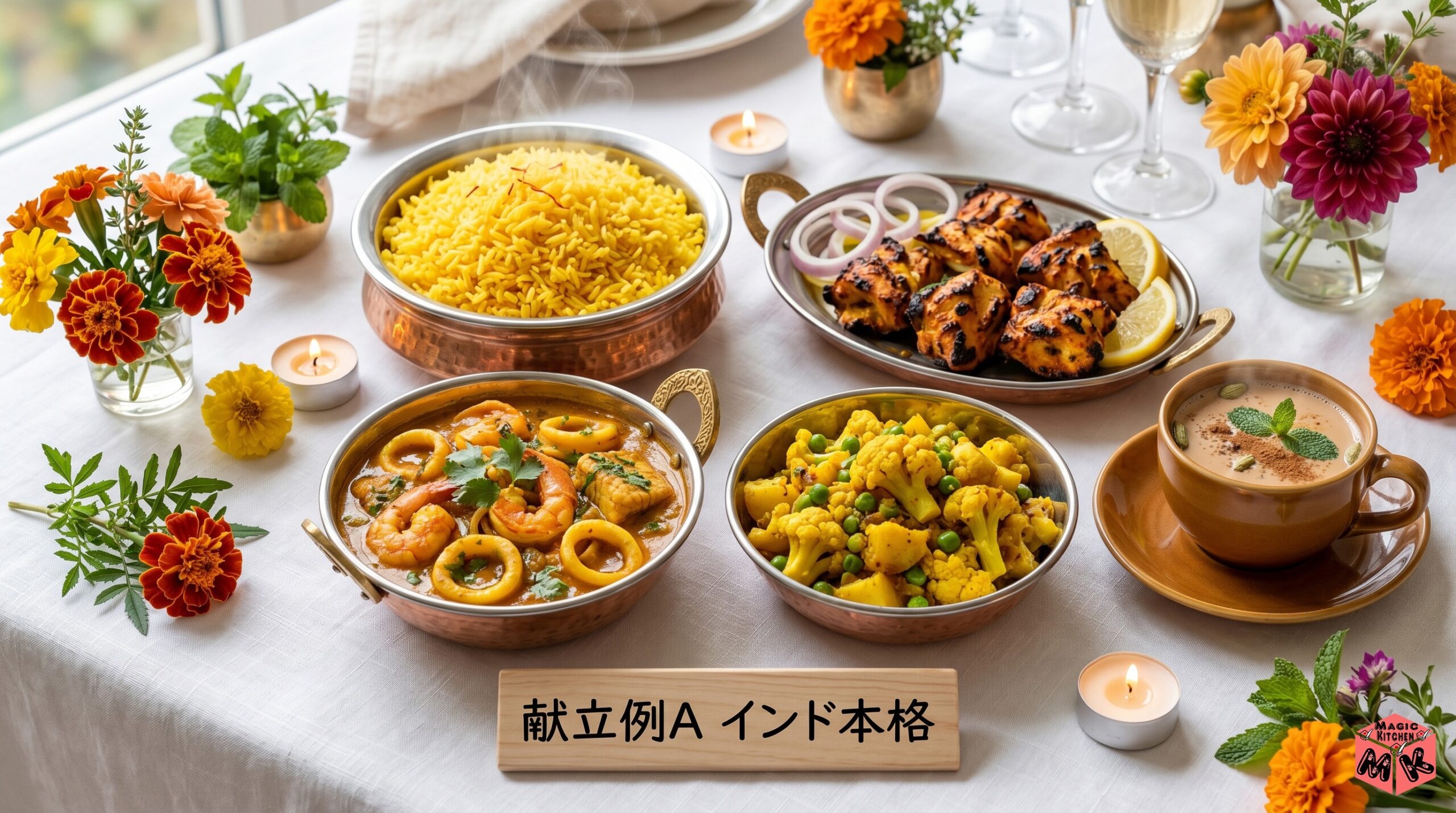 おもてなしカレー 献立例A インド本格