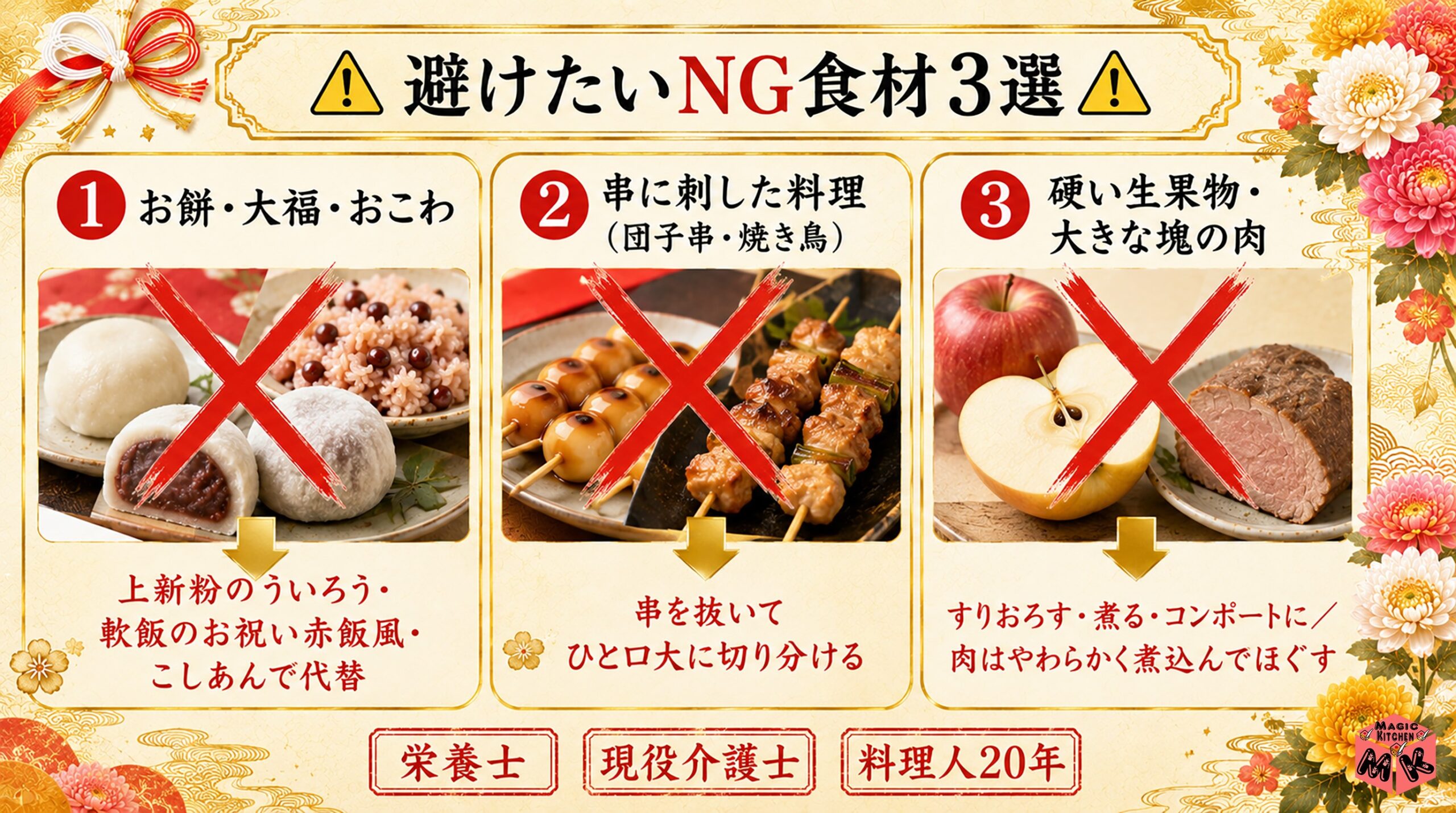 避けたいNG食材3選