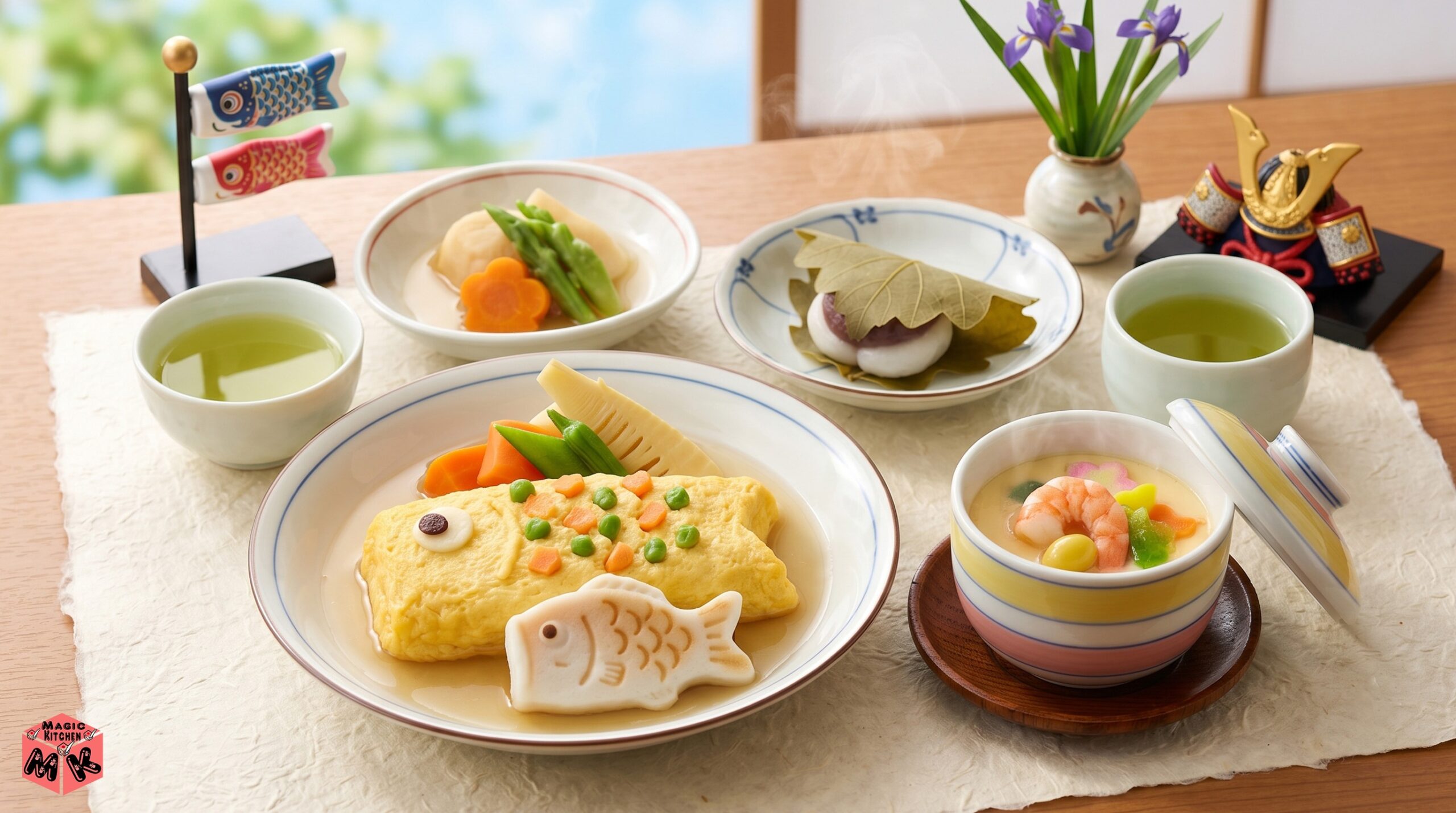 こどもの日の介護食の基本 やわらかこどもの日膳