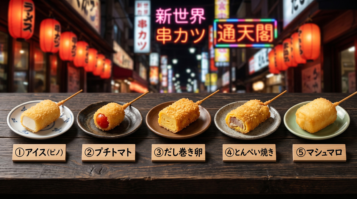 串カツ おもてなし変わり種5選