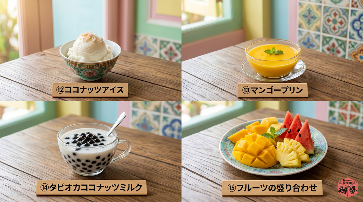 ラクサに合うデザート4選