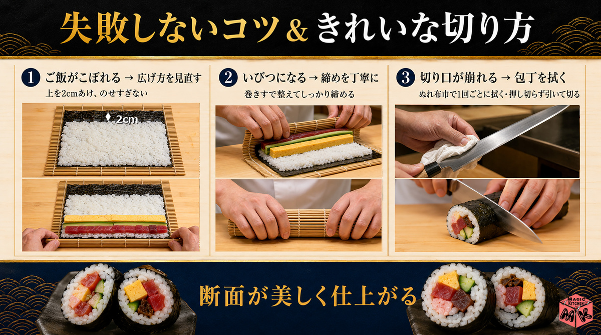 失敗しないコツ＆きれいな切り方