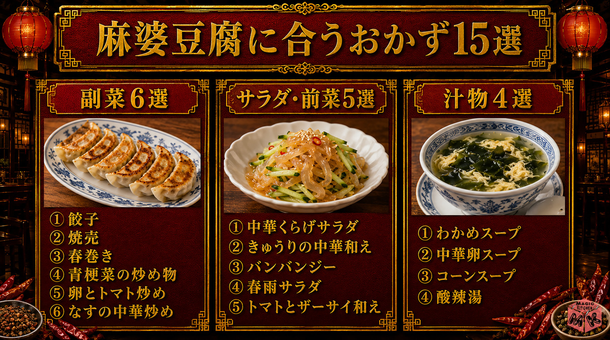 麻婆豆腐に合う副菜・おかず6選
