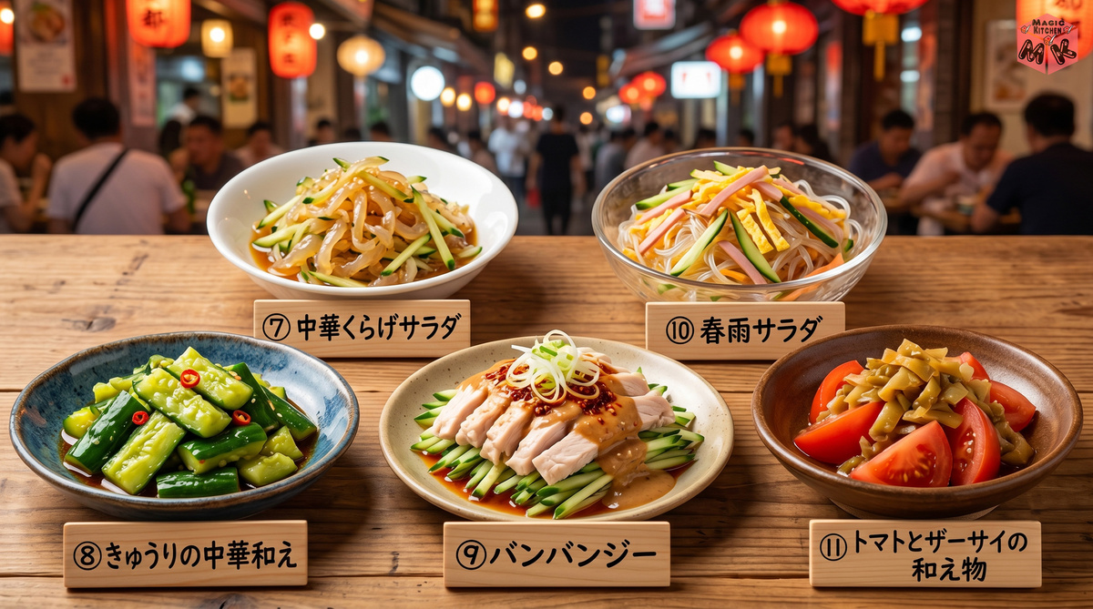 麻婆豆腐に合うサラダ・前菜5選