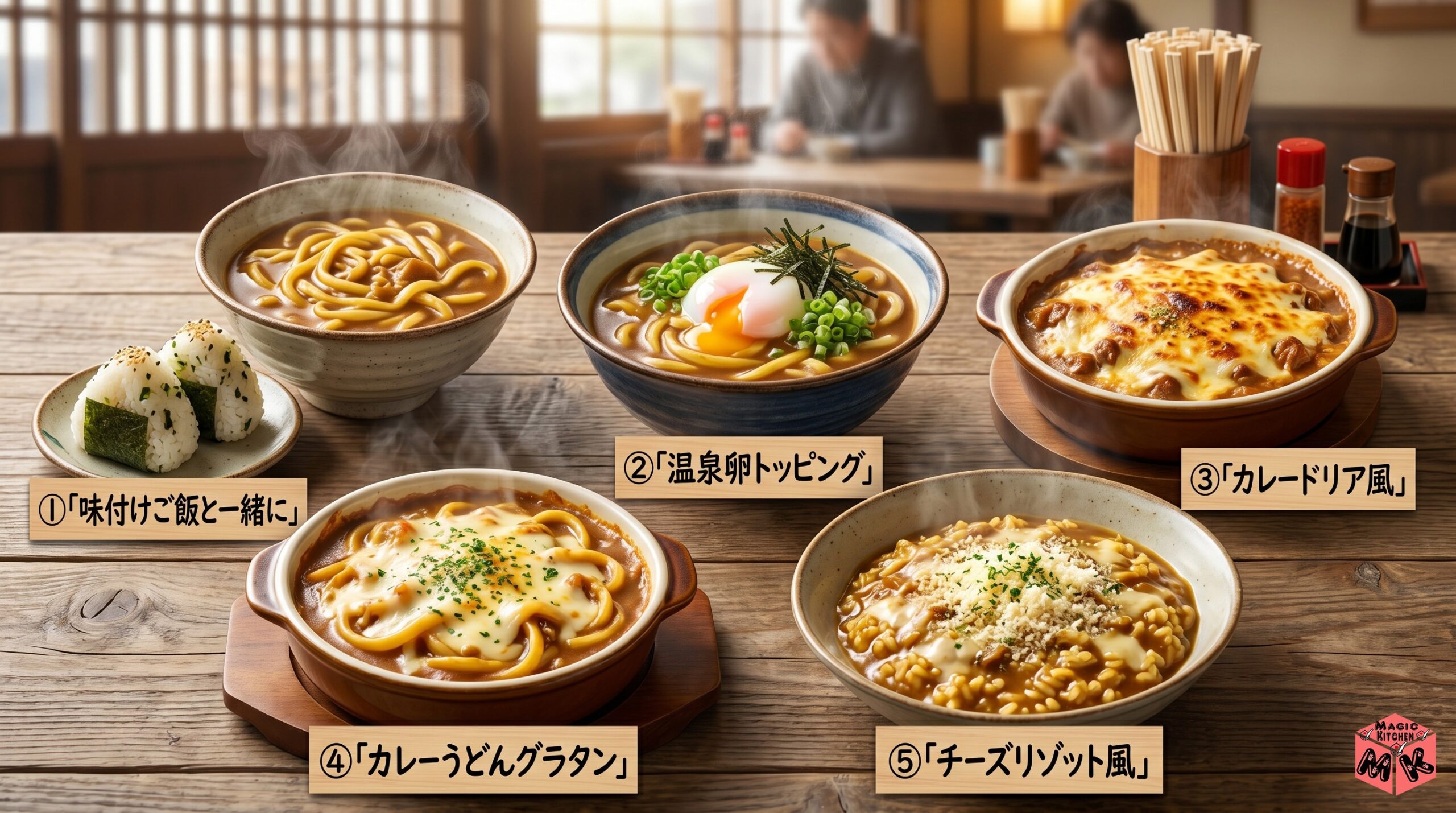 カレーうどんのアレンジ・〆5選