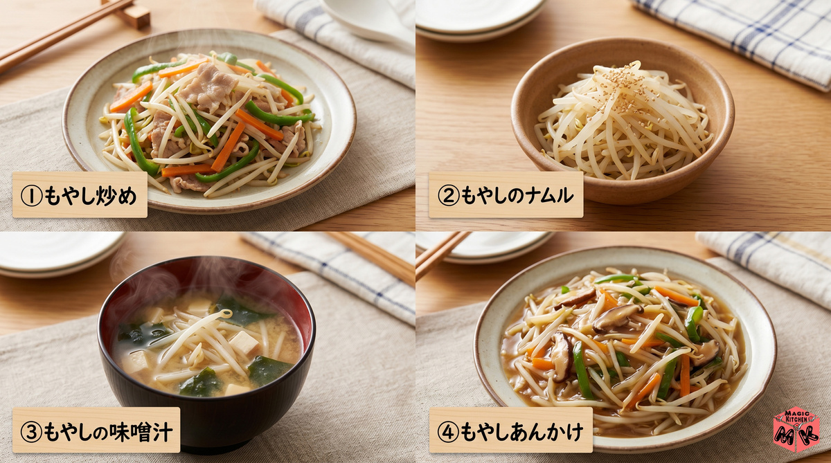もやしの使い切りレシピ