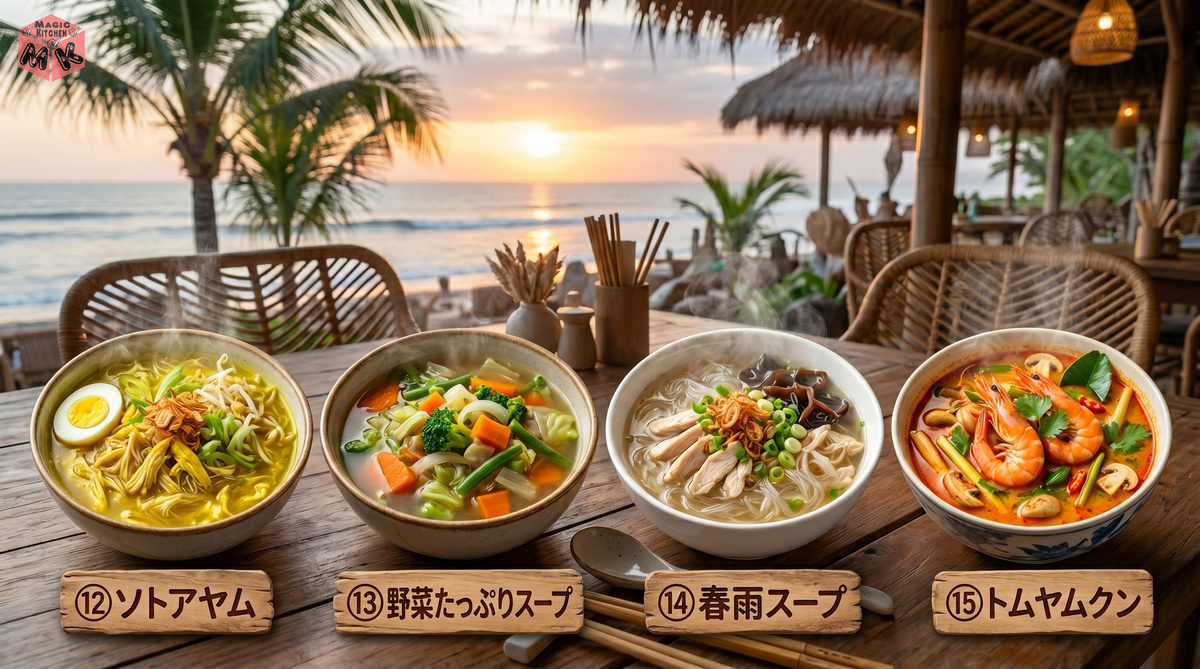 ナシゴレンに合う汁物・スープ4選