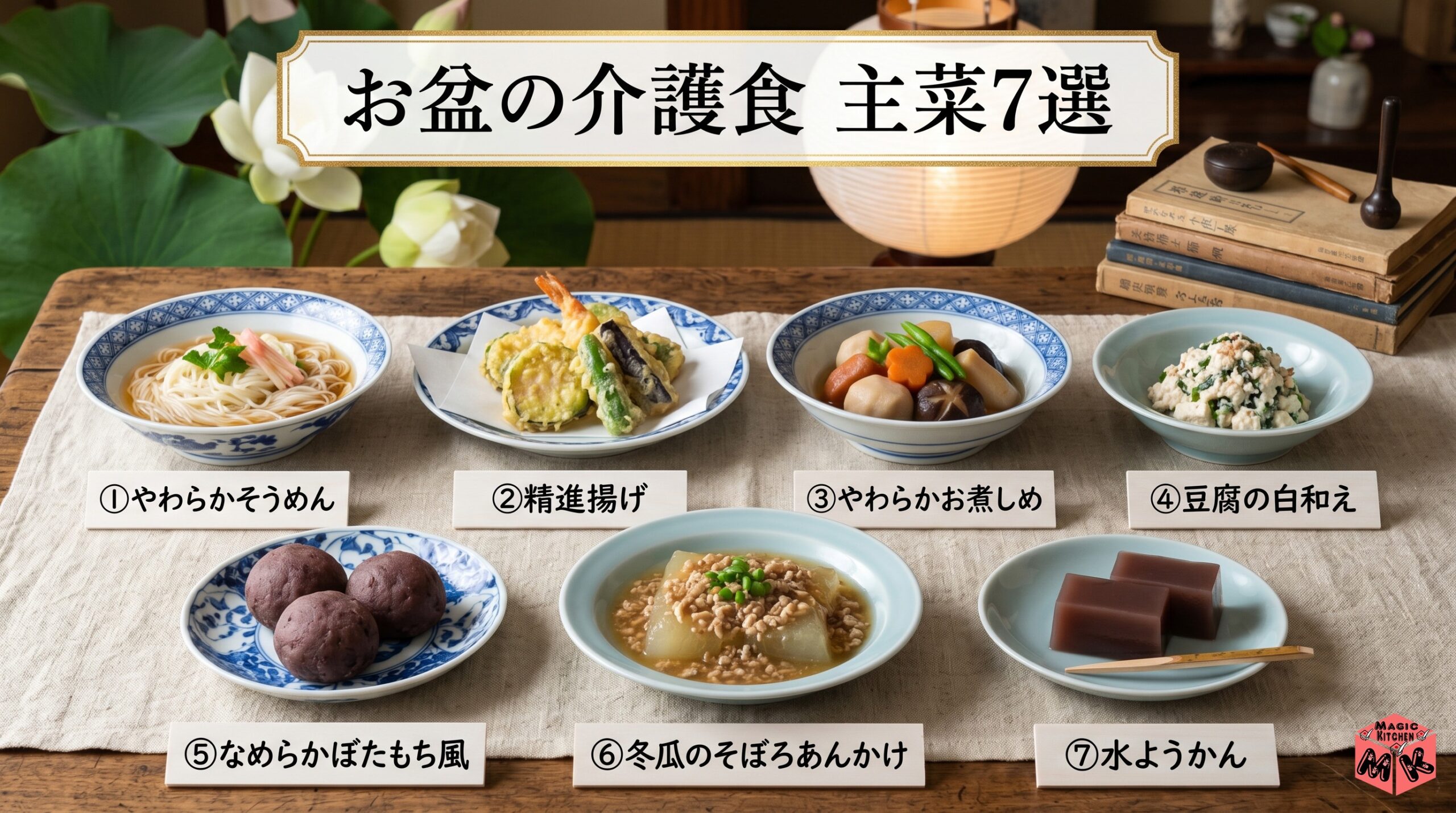 お盆の介護食 主菜7選