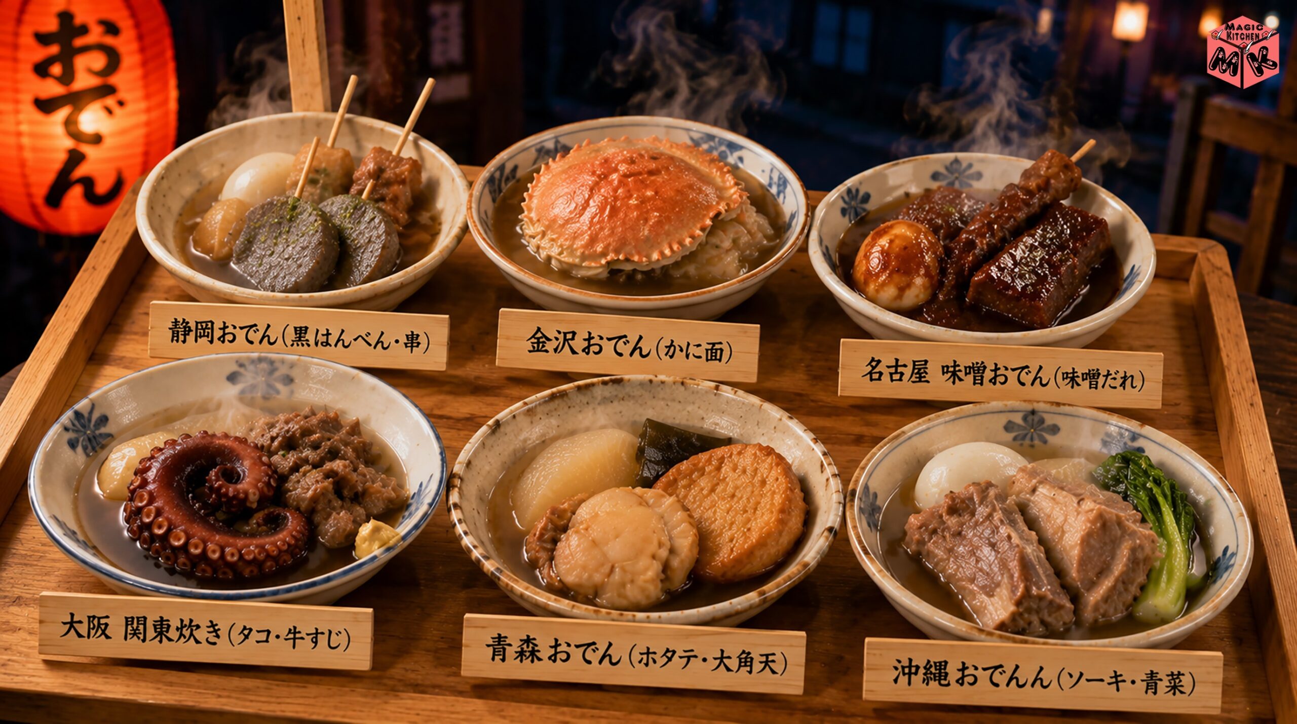 ご当地おでん22地域の違い