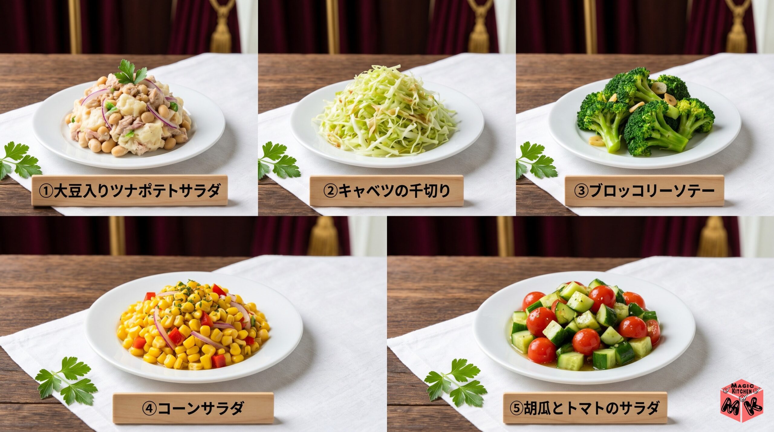 オムライス＆エビフライに合う副菜5選