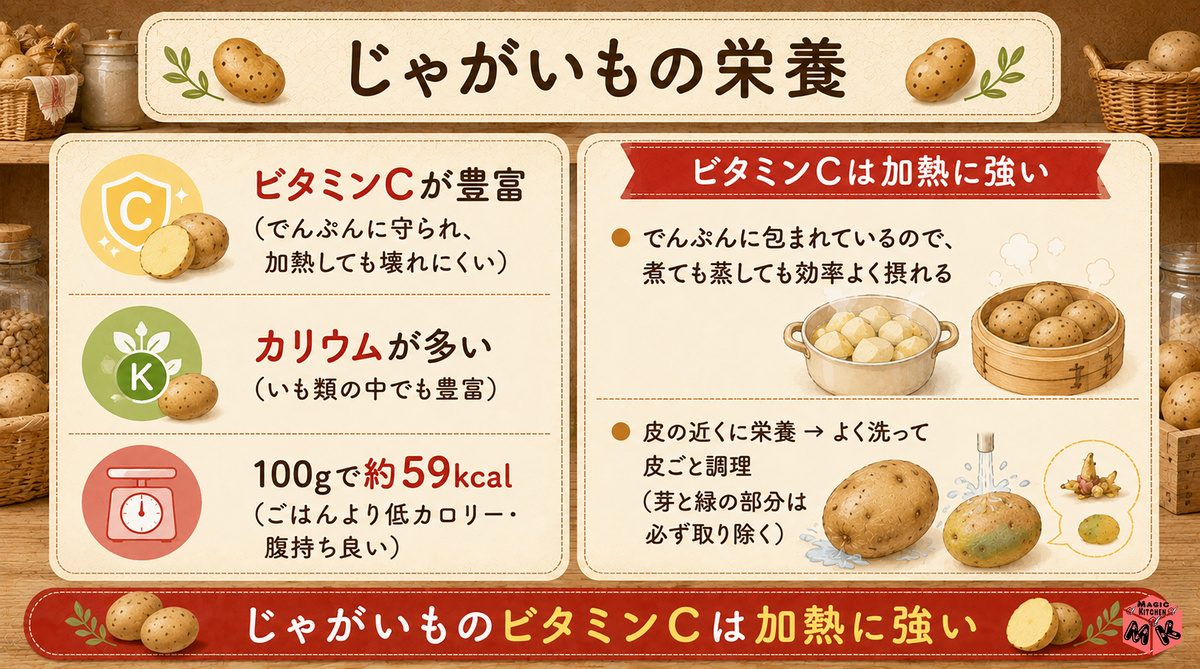じゃがいもの栄養 栄養士解説