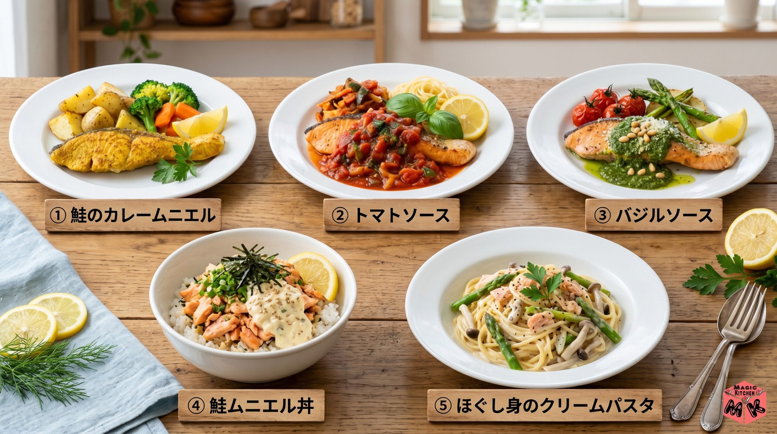 鮭のムニエルのアレンジ5選
