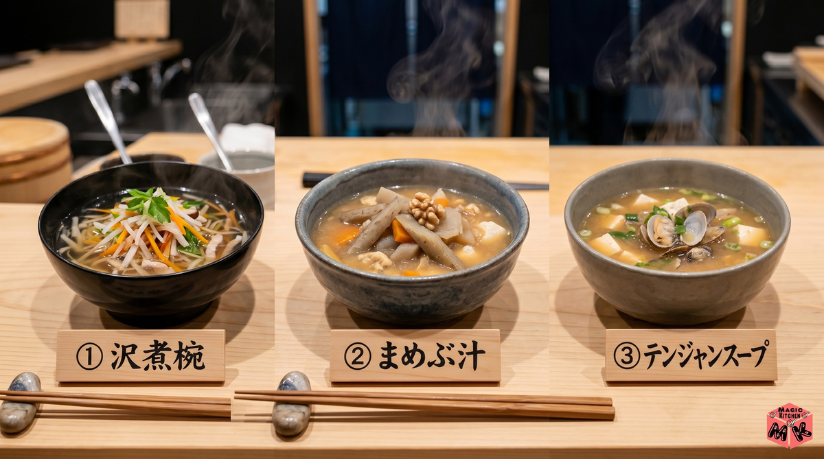 刺身に合う汁物3選