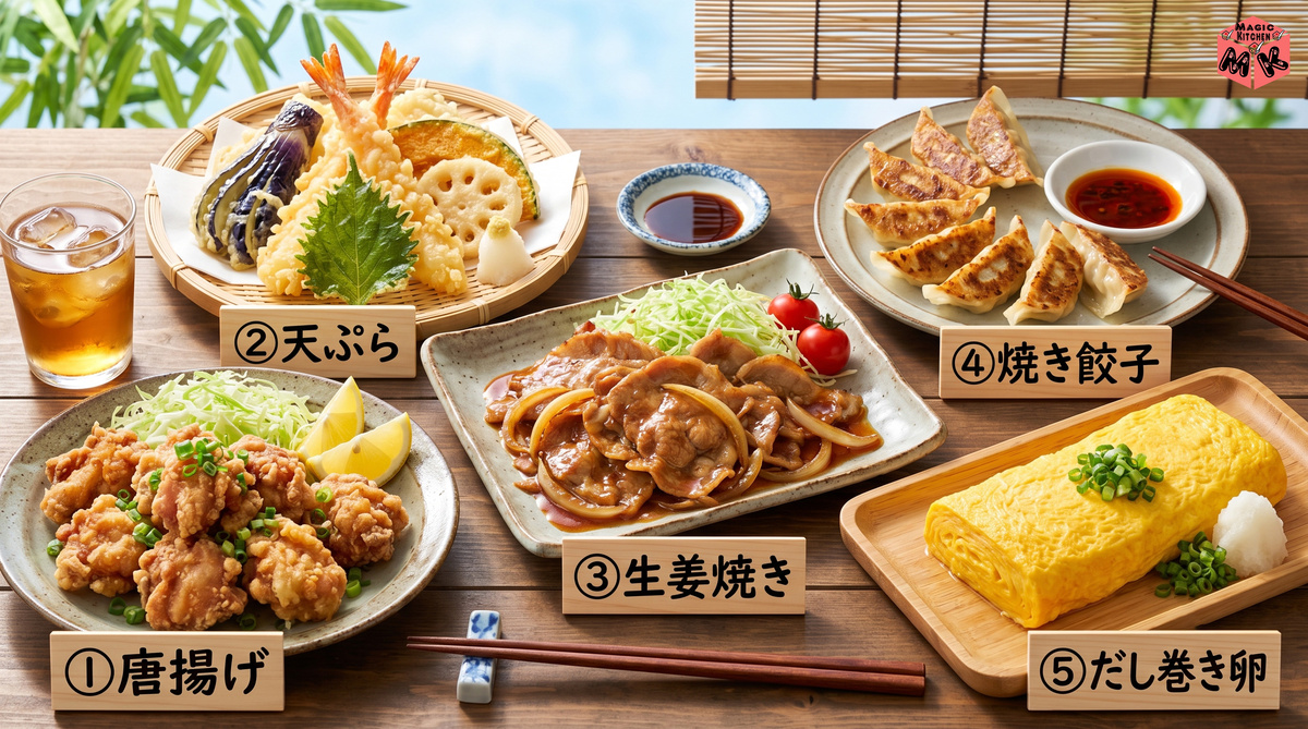 そうめん がっつり主菜5選