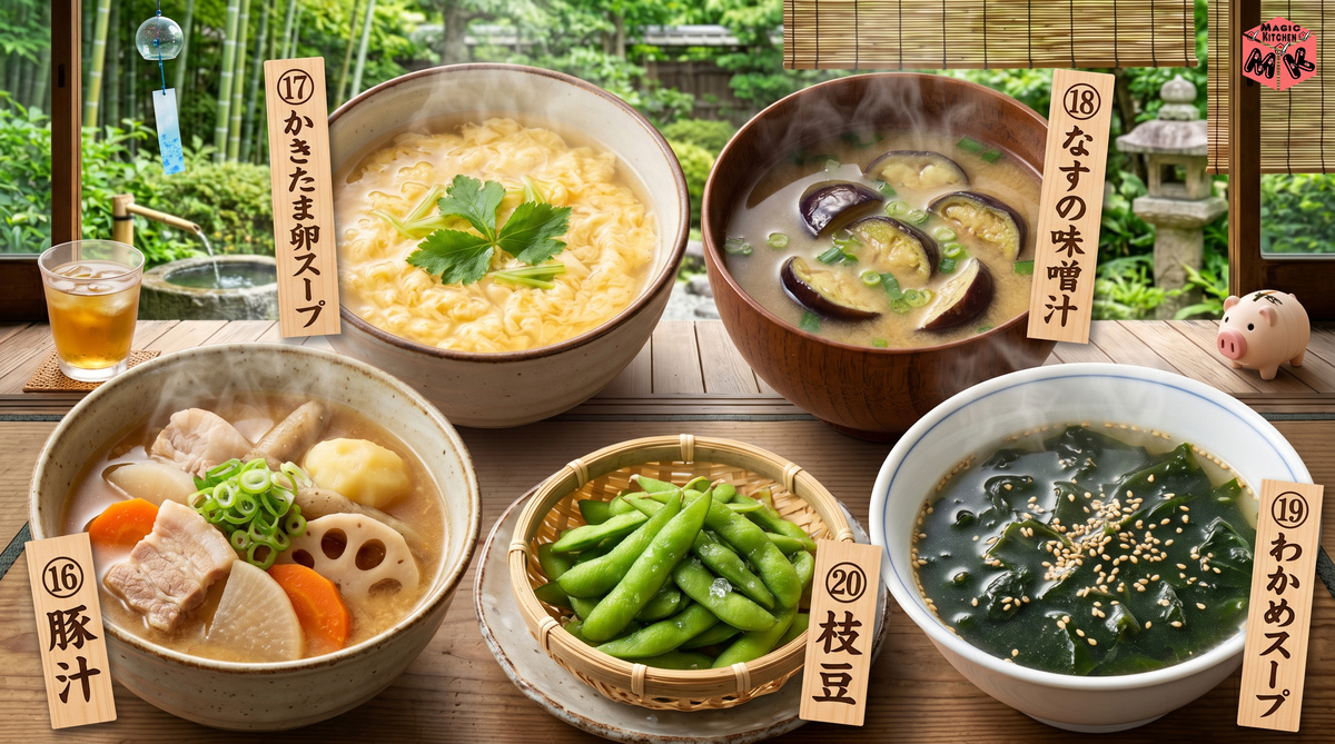 そうめん 汁物・箸休め5選
