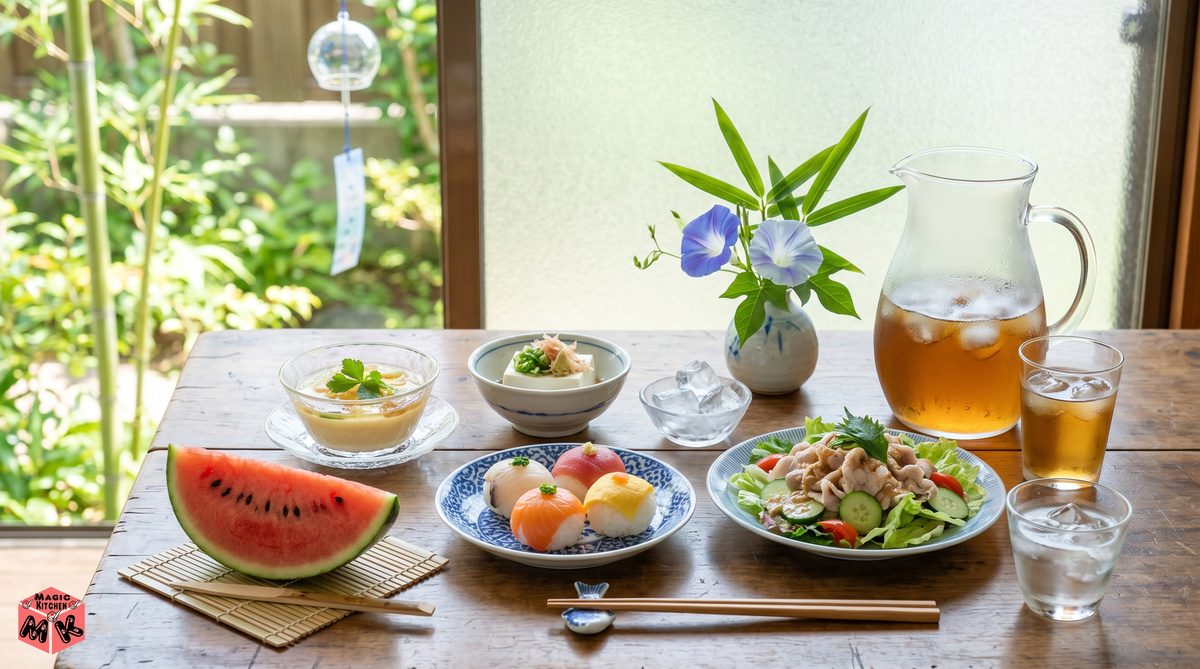 夏の介護食 まとめ食卓