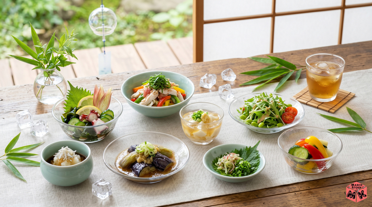 夏の介護食 食べやすくする工夫 彩り小鉢