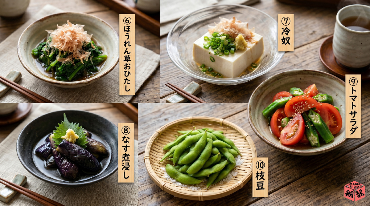 うなぎに合うさっぱり副菜5選