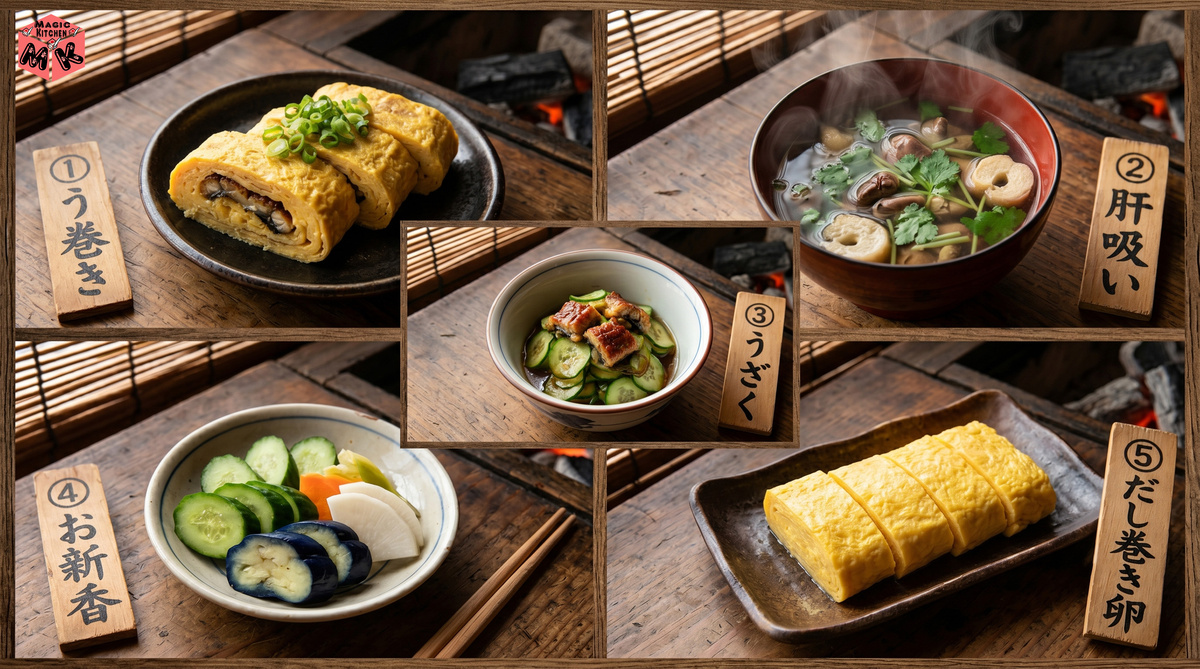 うなぎに合う定番の和の副菜5選