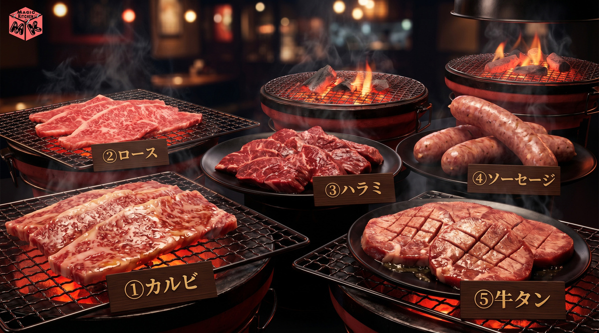 焼肉 肉ランキング1〜5位