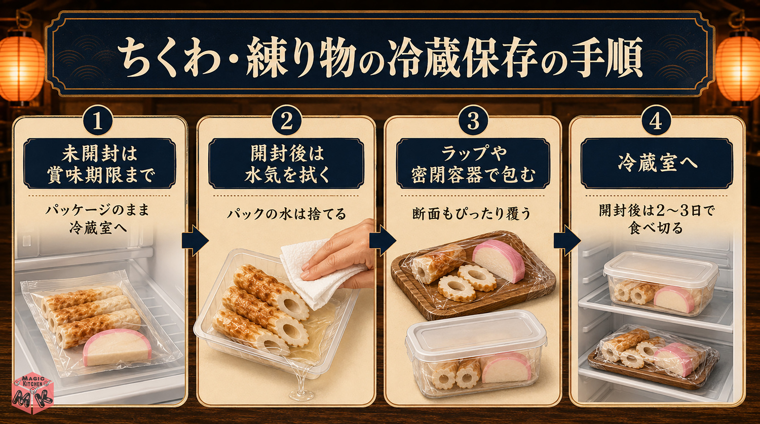 練り物の冷蔵保存の正しい方法