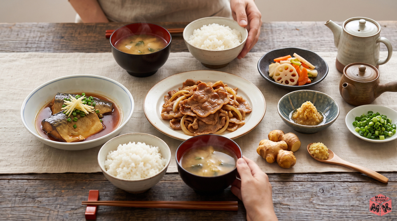 しょうがを使った料理の完成イメージ
