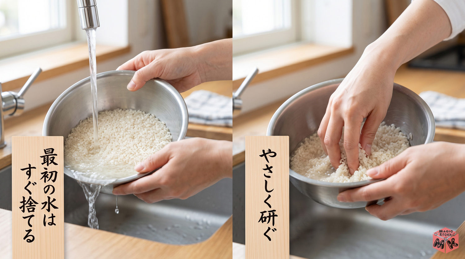 お米の研ぎ方