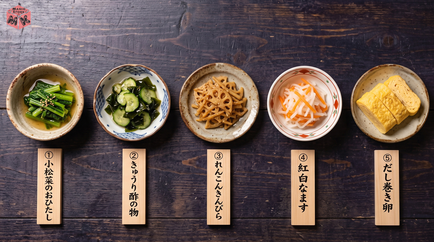 肉豆腐に合う副菜5選のコラージュ