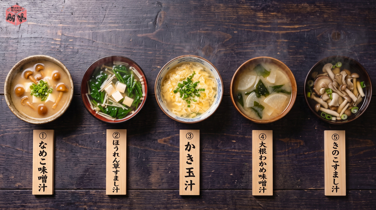 肉豆腐に合う汁物5選のコラージュ