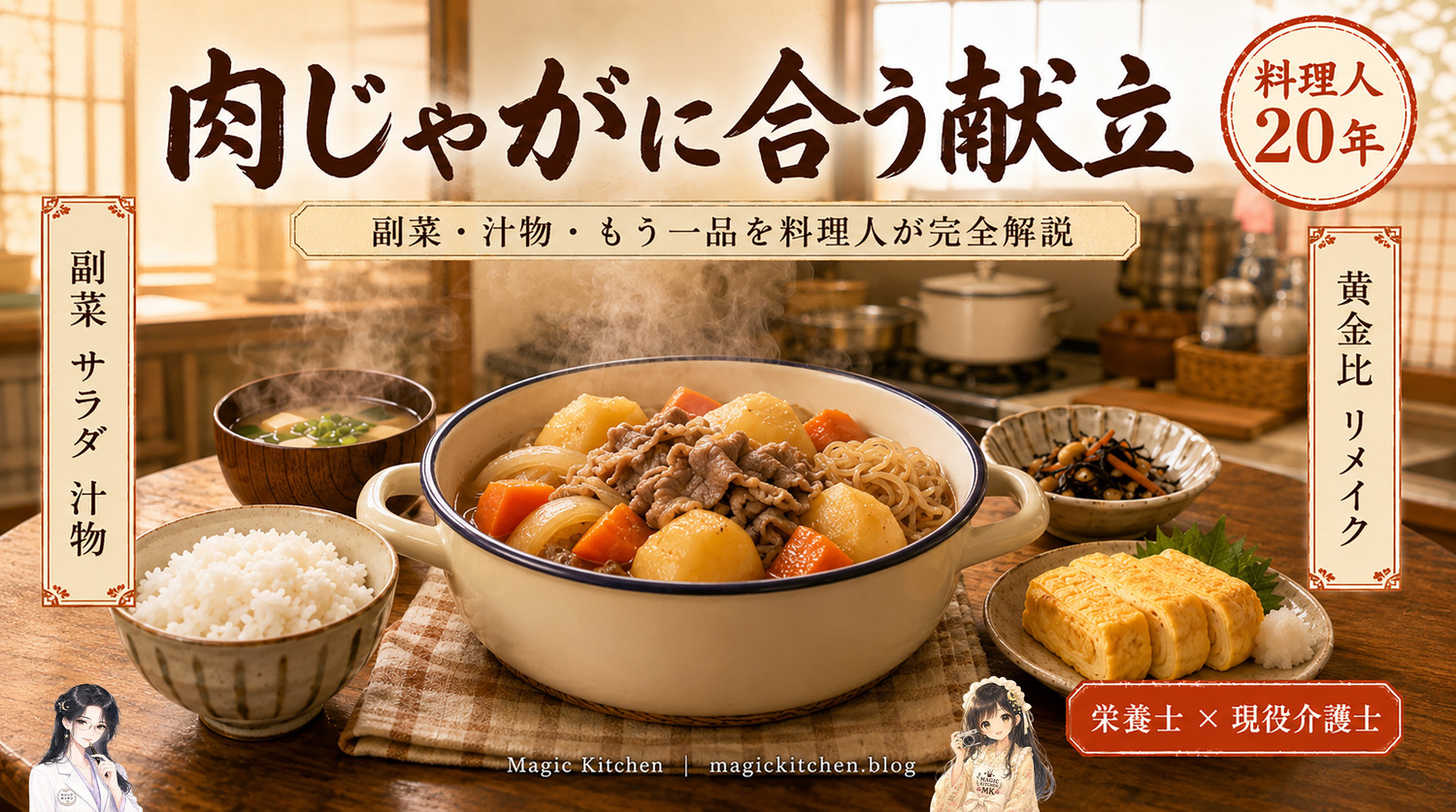 肉じゃがの献立のアイキャッチ