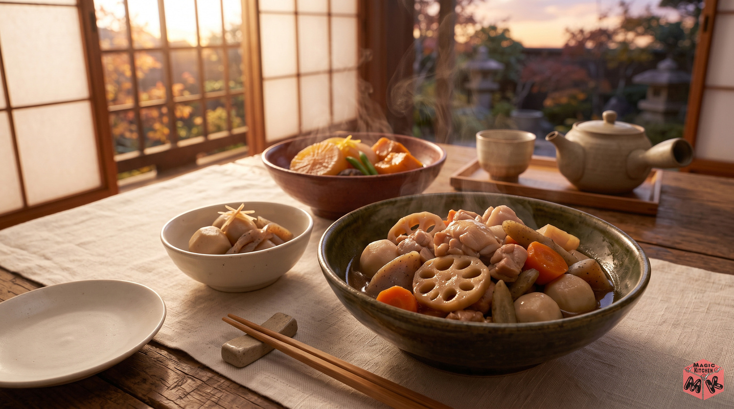 煮物料理の完成イメージ